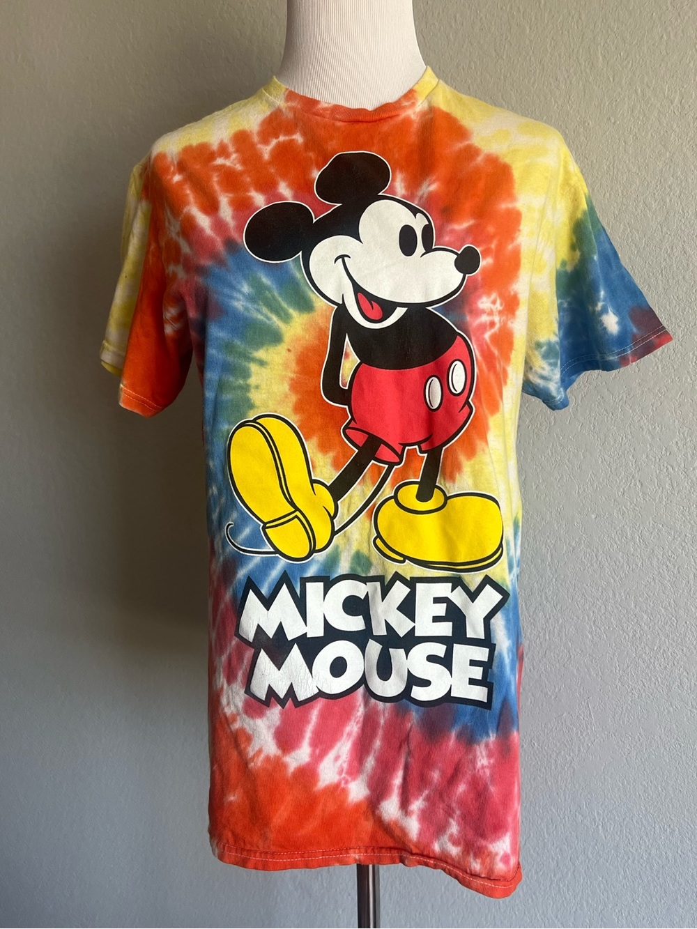 Disney Mickey Mouse Tie-dye T-shirt, M
